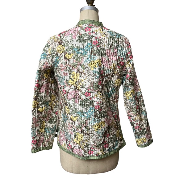 Cottagecore Appleseeds Quilted Jacket Reversible Floral Small - Picture 6 of 11